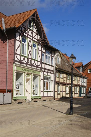 Half-timbered houses in the old town