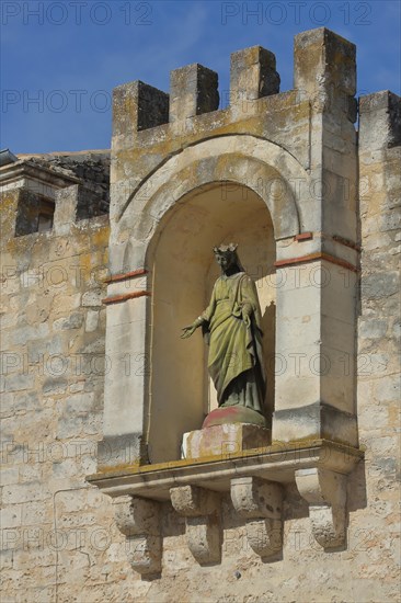 Our Lady with halo