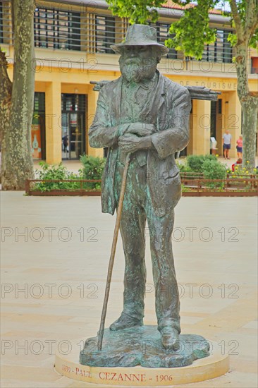 Sculpture by the painter Paul Cézanne