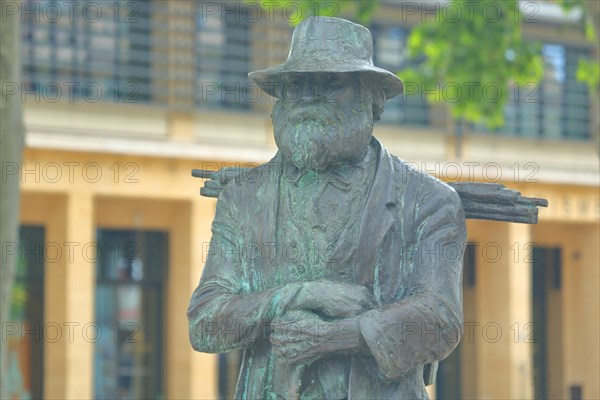 Sculpture by the painter Paul Cézanne