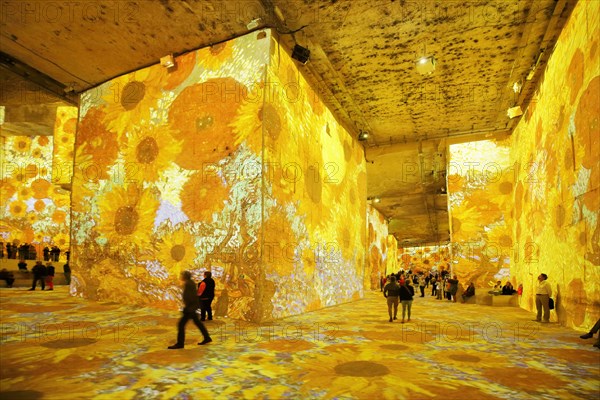 Carrières des Lumières with show Vermeer à Van Gogh