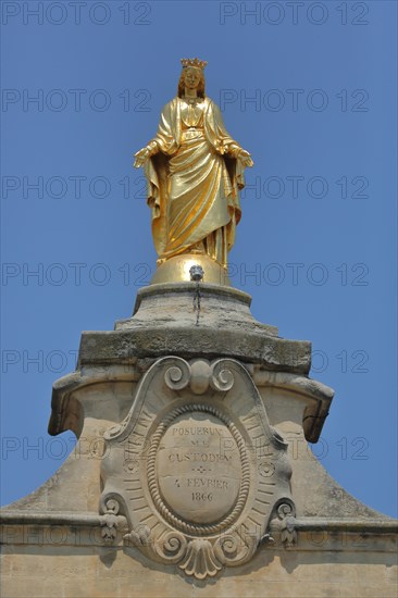 Golden Mother of God at the city gate Porte Saint-Jean Johannistor