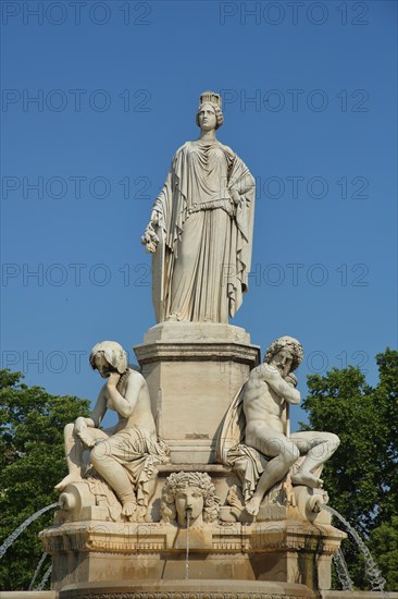 Fontaine Pradier with figure