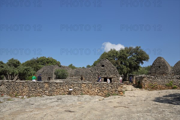 Historic stone huts in the Village des Bories