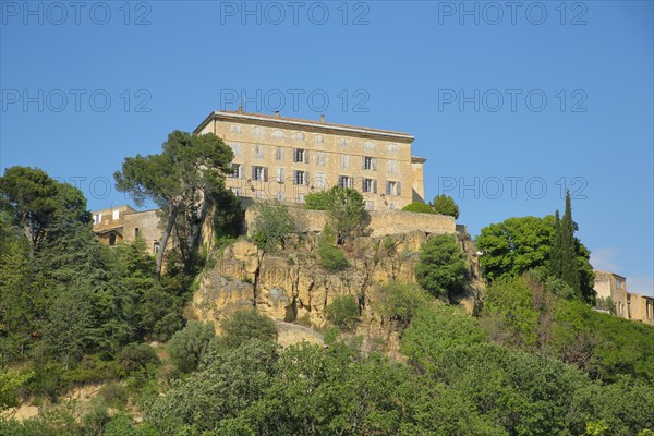 View of idyllic house in mountain village Lauris