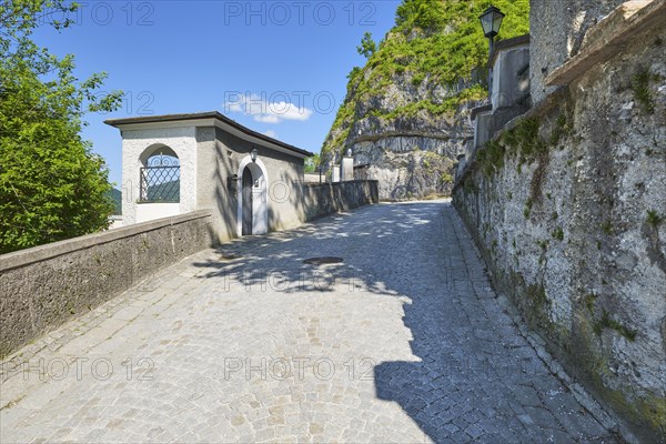 Fortress Lane in the Old Town of Salzburg