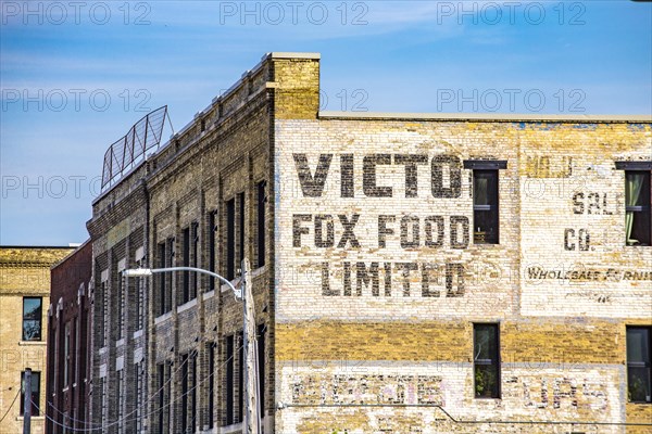 Typical facade in the historic Exchange District