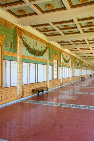 Outer peristyle at the Getty Villa