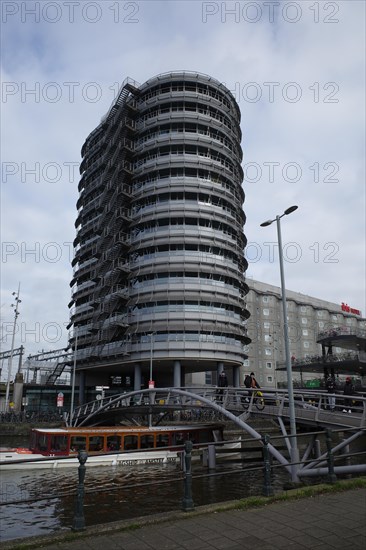 Bicycle parking garage in Amsterdam