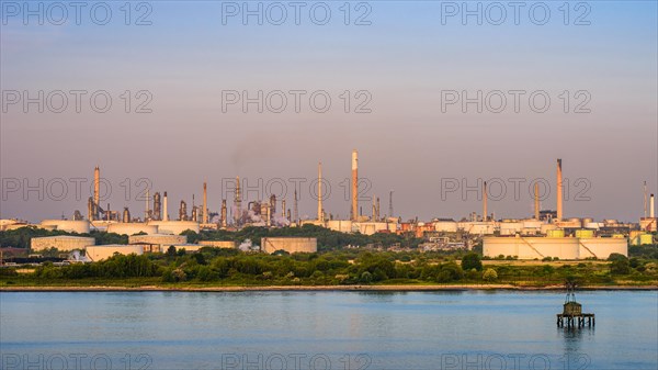 Sunrise over Esso Oil Terminal