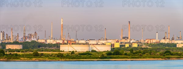 Sunrise over Esso Oil Terminal