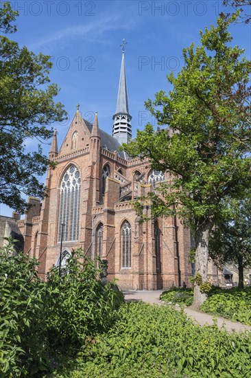 The Sint Walburgakerk in the old town of Veurne