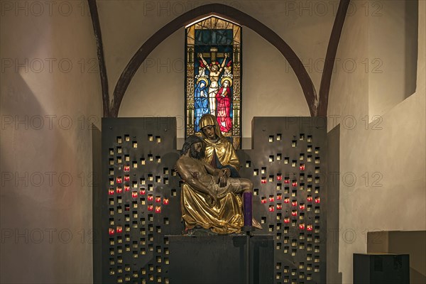 Devotional room with the Pieta in the Church of Our Dear Lady