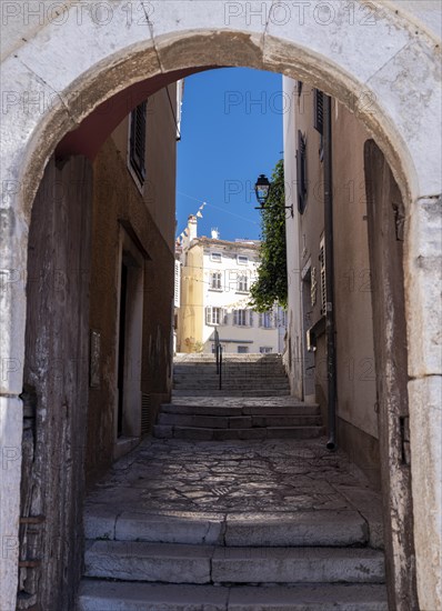 View through an archway