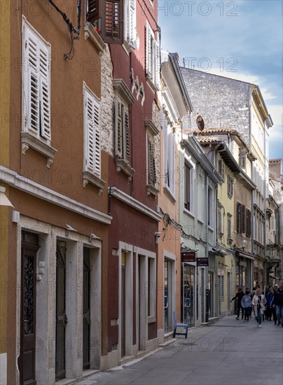 Row of houses in the city of Pula