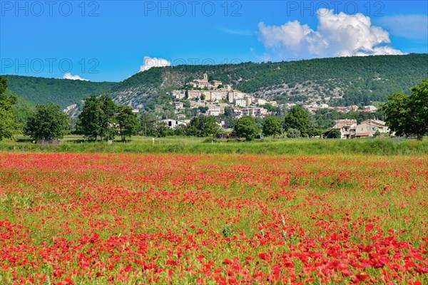 The village of Banon in the Alpes-de-Haute-Provence département of the Provence-Alpes-Côte d'Azur region of southern France