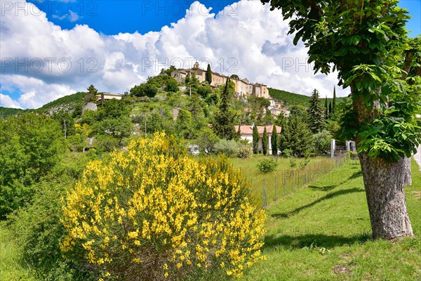 The village of Banon in the Alpes-de-Haute-Provence département of the Provence-Alpes-Côte d'Azur region of southern France