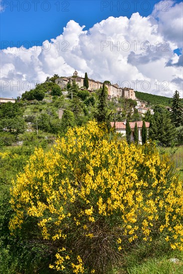 The village of Banon in the Alpes-de-Haute-Provence département of the Provence-Alpes-Côte d'Azur region of southern France