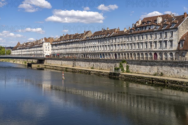 River Doubs and the Quai Vauban in Besancon