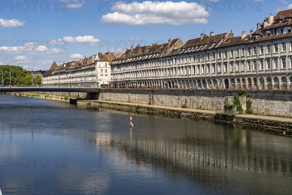 River Doubs and the Quai Vauban in Besancon