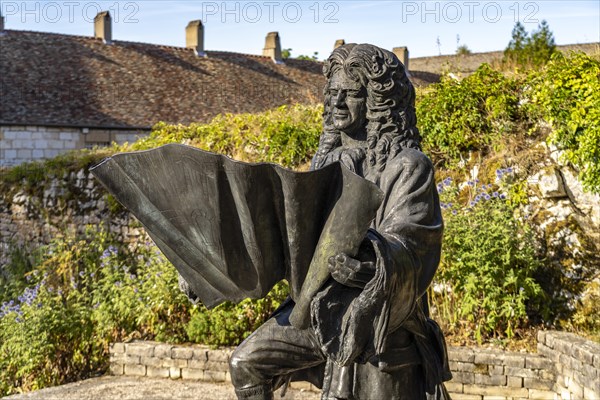 Statue of Vauban in the UNESCO World Heritage Citadel of Besancon