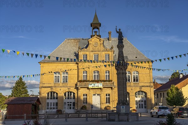 The Hôtel de Ville town hall in Le Russey