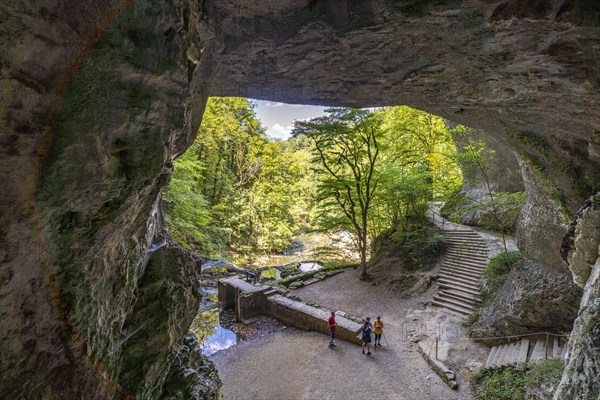 Cave at the Source du Lison near Nans-sous-Sainte-Anne