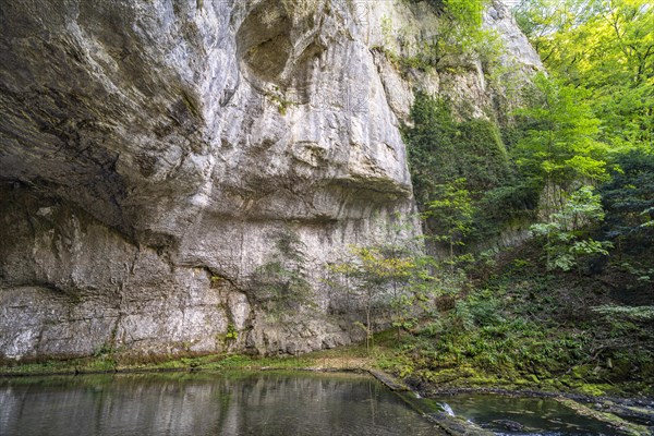 Cave at the Source du Lison near Nans-sous-Sainte-Anne