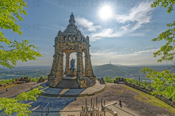 Kaiser Wilhelm Monument Wiehengebirge Porta Westfalica Germany