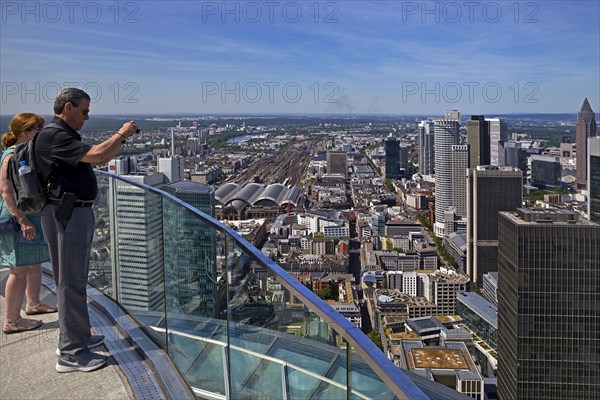 City view of the banking district from the Maintower