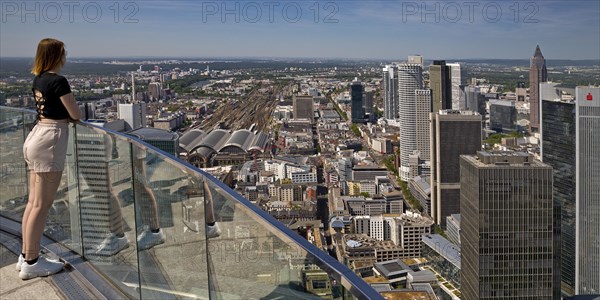 City view of the banking district from the Maintower