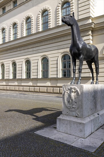 Horse Stand for the German Cavalry at the State Archives