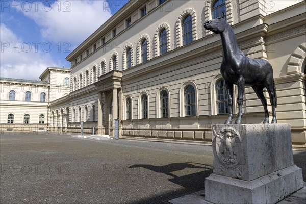 Horse Stand for the German Cavalry at the State Archives