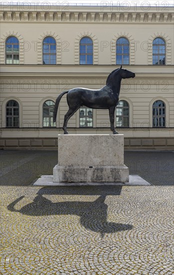 Horse Stand for the German Cavalry at the State Archives