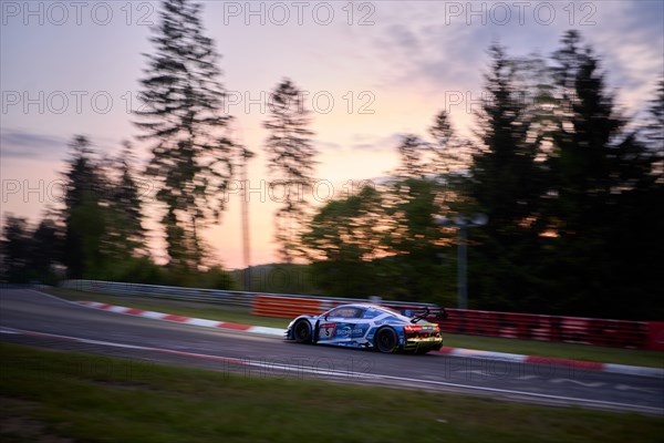 The Audi R8 LMS of Team Audi Sport Team Scherer PHX with Kolb