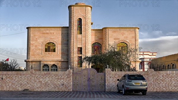 Traditional characteristic family house in Oman