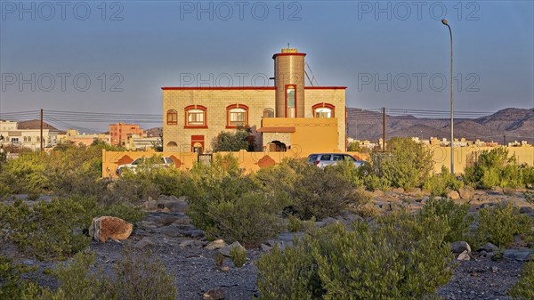 Traditional characteristic family house in Oman