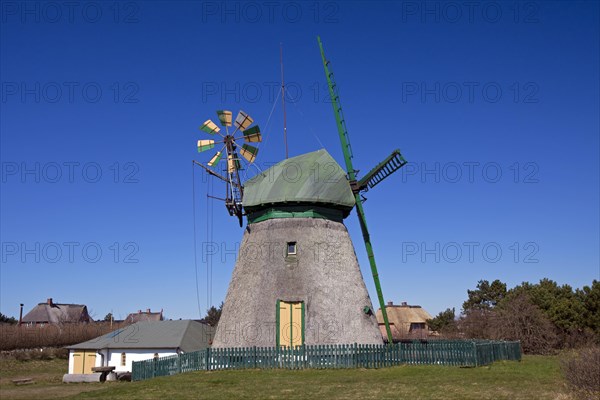 Traditional windmill at Nebel