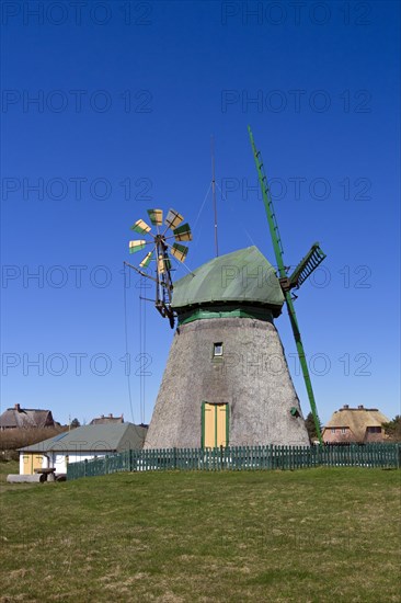 Traditional windmill at Nebel