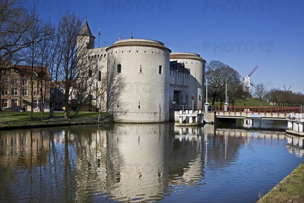 The town gate Kruispoort at Bruges