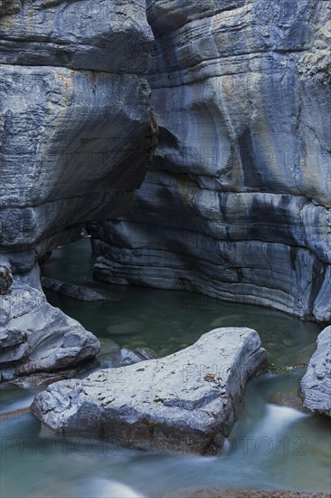 Creek in the Maligne Canyon