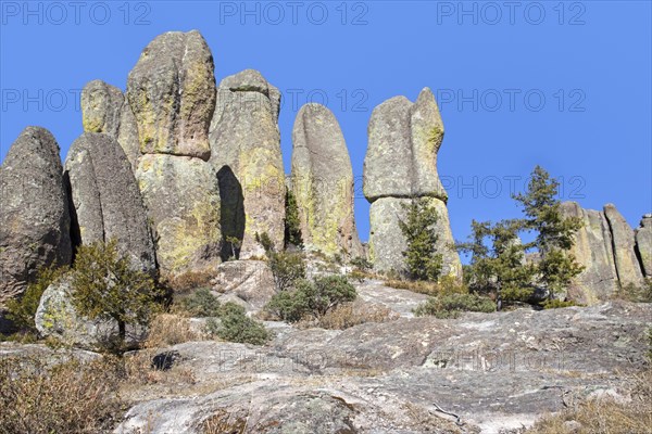 Elongated rock formations in the Valley of the Monks