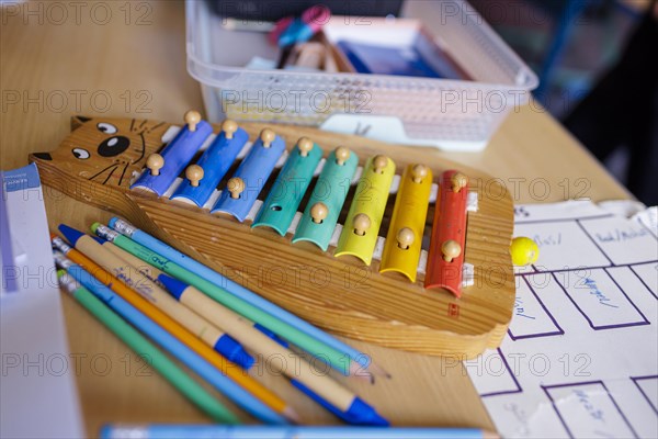 Xylophone for music lessons at a school