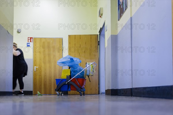 Cleaning of public buildings