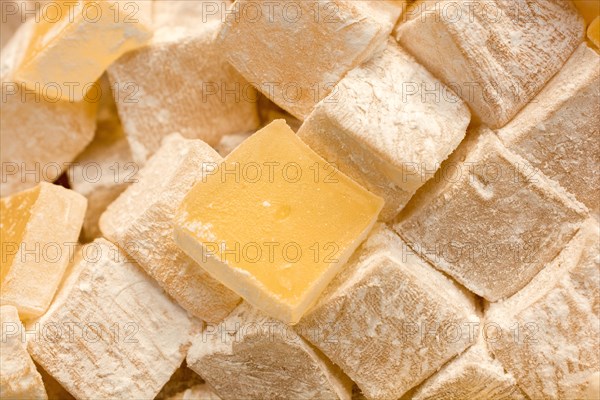 Turkish delight sweets made in Traditional style