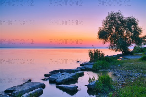 Lake Constance in front of sunrise