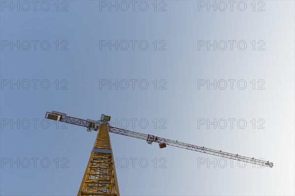 Construction Crane Against Blue Sky