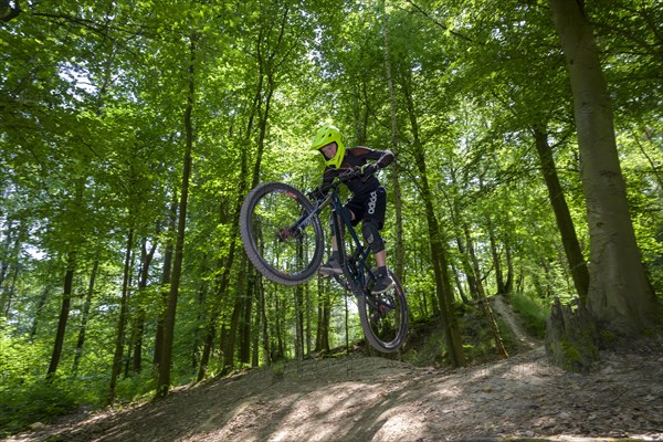 Mountain biker