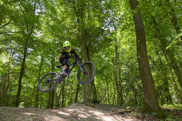 Mountain biker