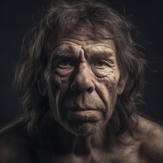 Portrait of a Neanderthal
